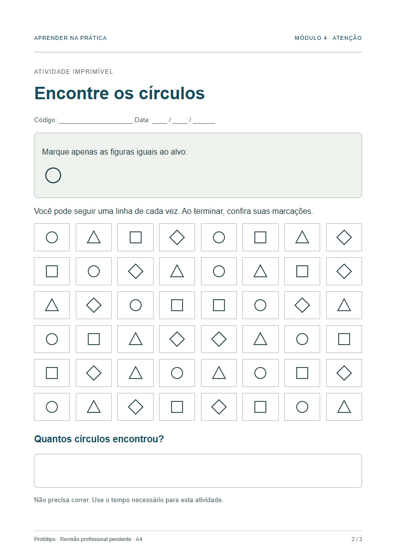 Busca visual de símbolos