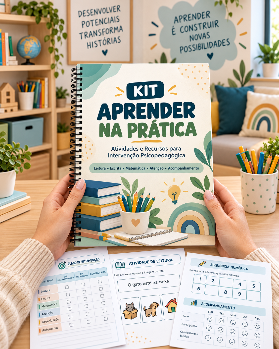 Kit Aprender na Prática: atividades e recursos para intervenção psicopedagógica